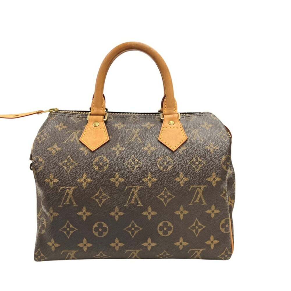LOUIS VUITTON Authentic Brown Monogram Speedy 25 Boston Bag - Picture 2 of 12